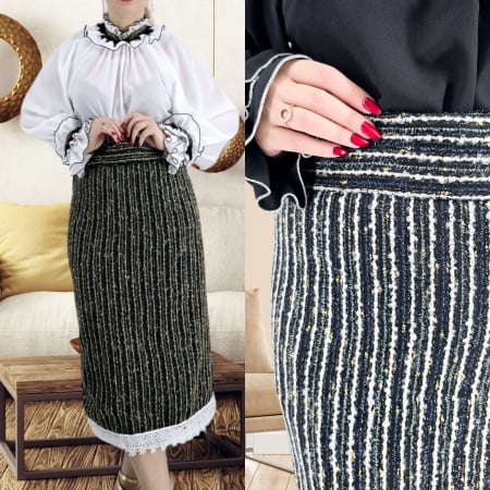Fote & Catrinte - Catrinta si brau traditionala cu fir de lame pentru dama - Silvia 4