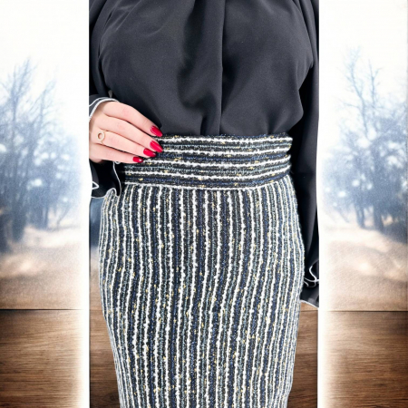 Catrinta si brau traditionala cu fir de lame pentru dama - Silvia 4 [5]