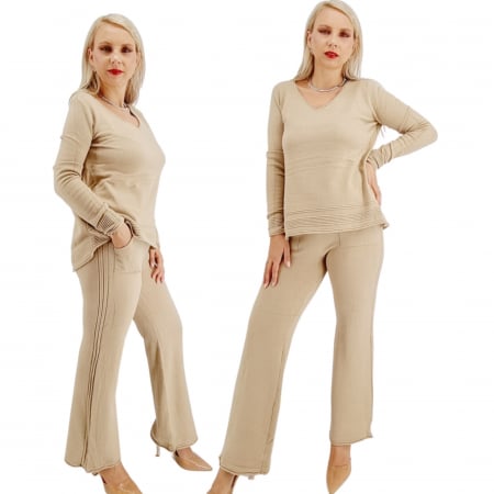 Compleu - Compleu dama cu lycra si tricot Nadia
