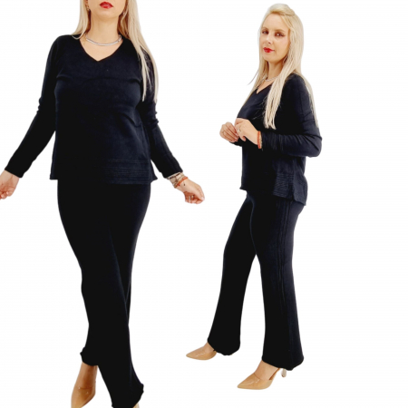 Compleu - Compleu dama cu lycra si tricot Nadia