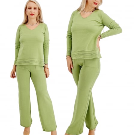 Compleu - Compleu dama cu lycra si tricot Nadia