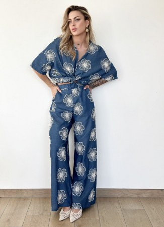 Дамски комплекти - Дамски комплект "Denim Blossom"