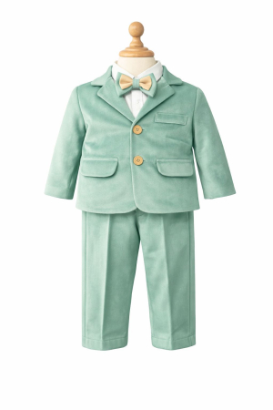 Кадифен костюм за кръщене за момчета Матиас 2 [1]