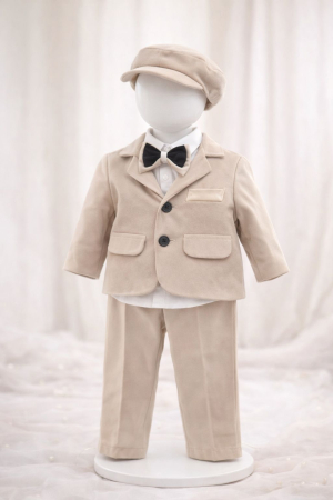 Кадифен костюм за кръщене за момчета Матиас [1]