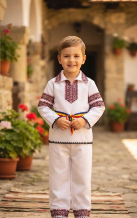 Compleu - Costum National pentru baieti Andrei 7