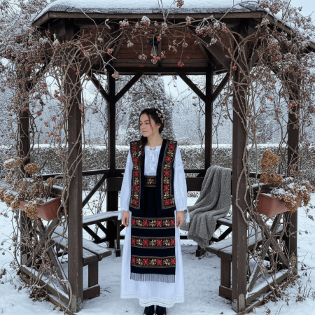 Femei - Costum Popular Complet cu broderie traditionala Isadora 2