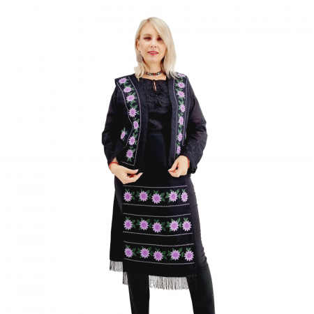 Costume populare - Fote cu broderie traditionala Priscila 2