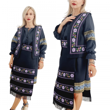 Costum Popular cu broderie traditionala Priscilla 3 [5]