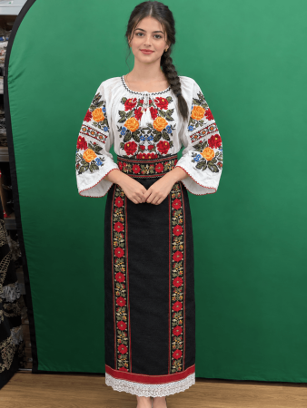Costume populare - Costum popular format din catrinta , brau si ie - Robertina 4
