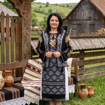 Femei - Costum Popular Otilia 2  format din 4 piese