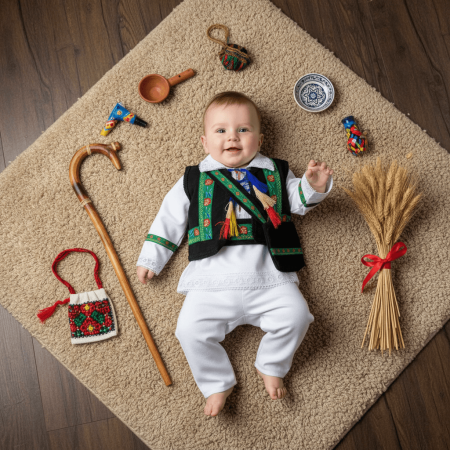 Baieti - Costum Traditional Baietei Catalin