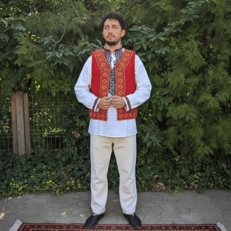 Ризи с бродерия - Costum Traditional Barbat - Andrei 2
