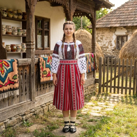 Costum Traditional Dama - Mariana ( pana la 6xl ) [1]