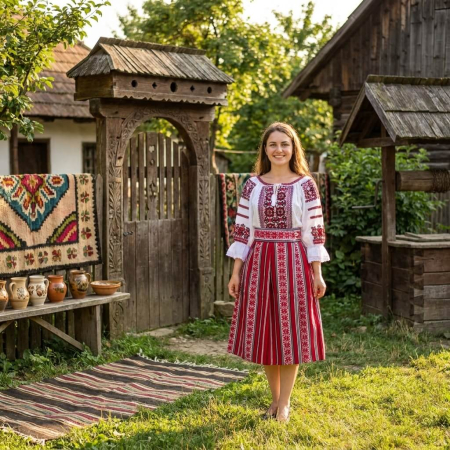 Costume populare - Costum Traditional Dama - Rodica 9