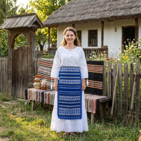 Costume populare - Costum traditional dama Zamfira 4 ( 4 piese )
