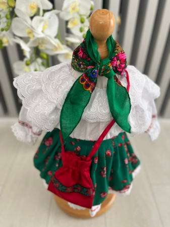 момичета - Costum Traditional Fetite 0-12 luni Model VI