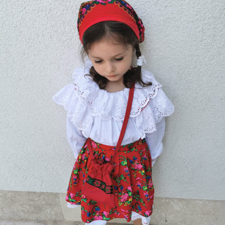 Costum Traditional Fetite 0-12 luni Model IV [4]