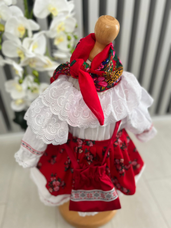 Fetite - Costum Traditional Fetite 0-12 luni Model IX