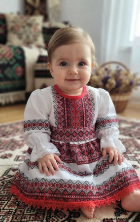Fetite - Rochita Traditional Fetite Bianca 18