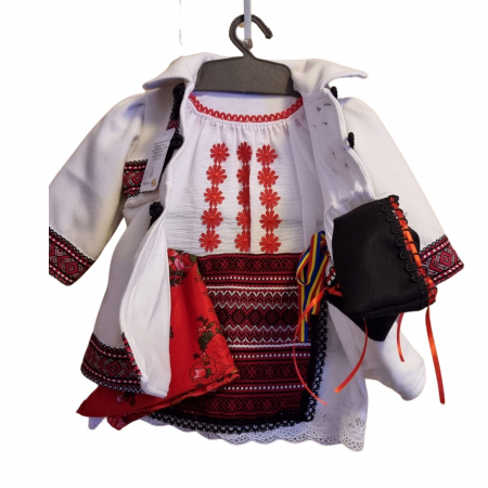 момичета - Costum Traditional Fetite Bianca 10