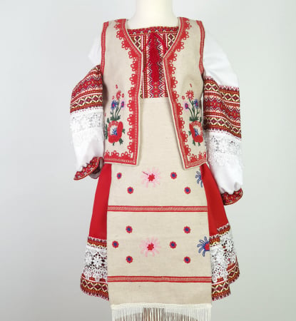 Costum traditional fetite Mira - ( o vesta si 2 fote ) [2]