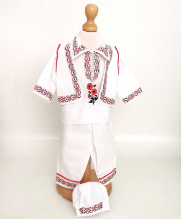 Compleu - Costum Traditional pentru baieti Raul 2 (1-6 anhi