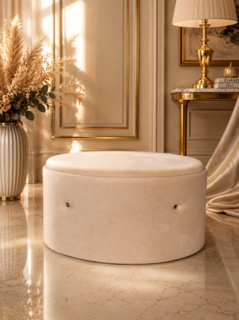 Accesorii botez - Cufar oval buretat
