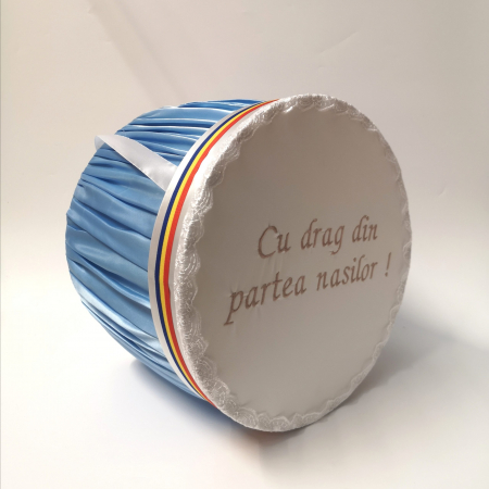 Cutie pentru botez cu broderie “Cu drag din partea nasilor” 4 [2]