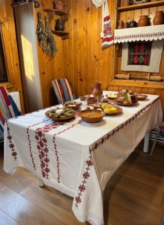 Decor pentru masă - Fata de masa traditionala Isabela