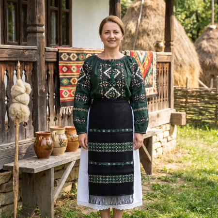 Femei - Fote cu broderie traditionala Valerica 2