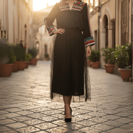 Fusta Traditionala cu tulle - Model 4 [1]