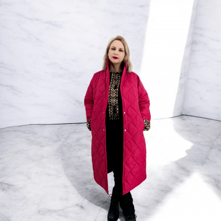 Дамско дълго пролетно/есенно яке 3 [3]