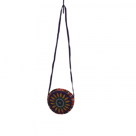 Genti - Geanta stilizata cu motive traditionale cu floare 4