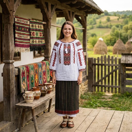 Maneca 3/4 - Ie traditionala Andreea 3