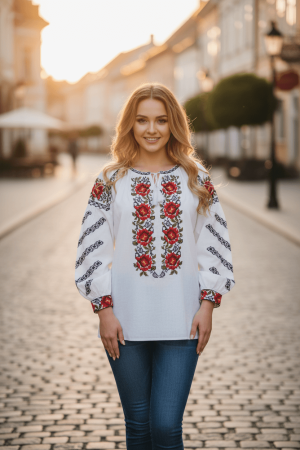 Ръкав 3/4 - Блуза Антоанета 5