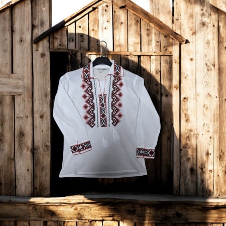Блузи с бродерия за момчета - Ie Traditionala baieti Petrus 10