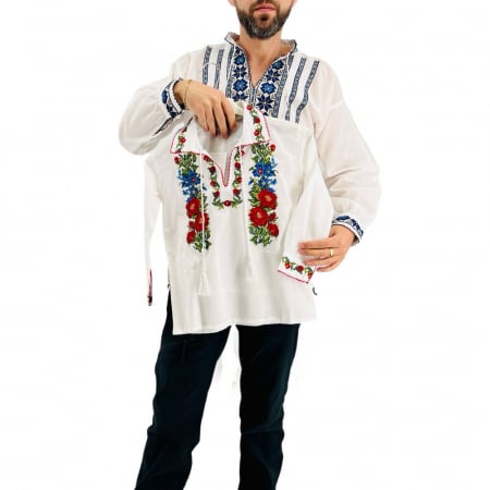 Блузи с бродерия за момчета - Ie traditionala Baieti Robertino 13