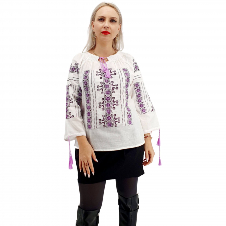 Maneca lunga - Ie traditionala Bianca 21