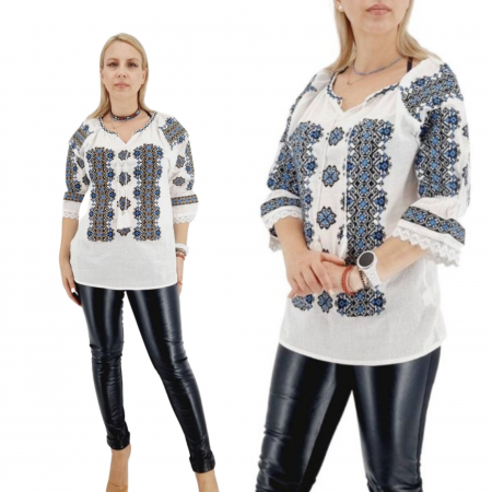 Maneca lunga - Ie traditionala Bianca 51