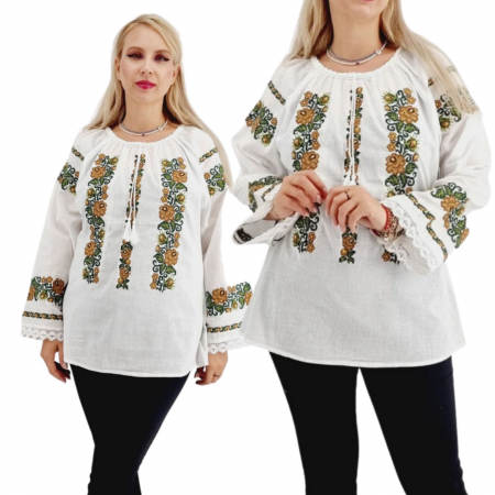 Maneca lunga - Ie traditionala Brandusa 2