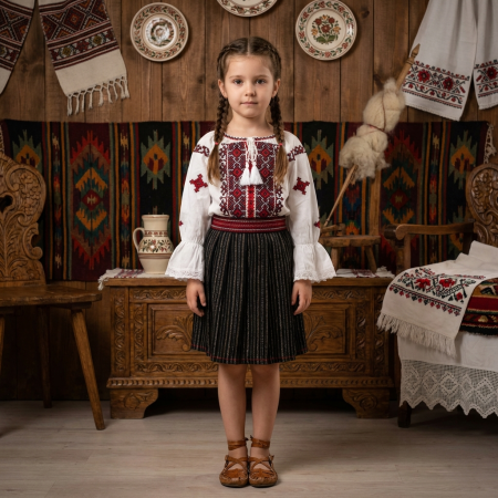 Fete - Ie tradițională fetițe Ancuța