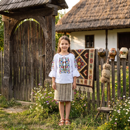 Ii Fete - Ie traditionala fetite Getuta