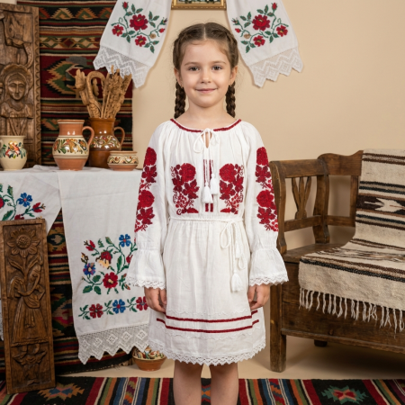 Fete - Rochie traditionala fetite Sorina