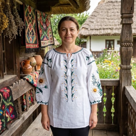 Maneca lunga - Ie Traditionala Musetica