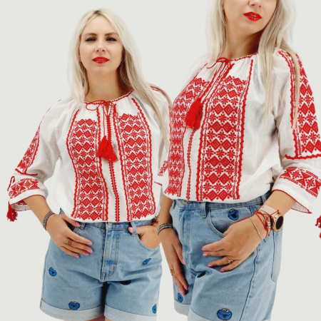 Ръкав 3/4 - Ie Traditionala Hannah 2 ( masura mare )