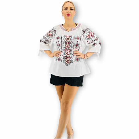 Maneca 3/4 - Ie Traditionala Iris 33