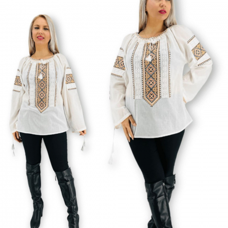 Maneca lunga - Ie Traditionala Iris 38