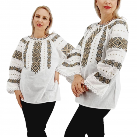 Maneca lunga - Ie Traditionala Iris 55