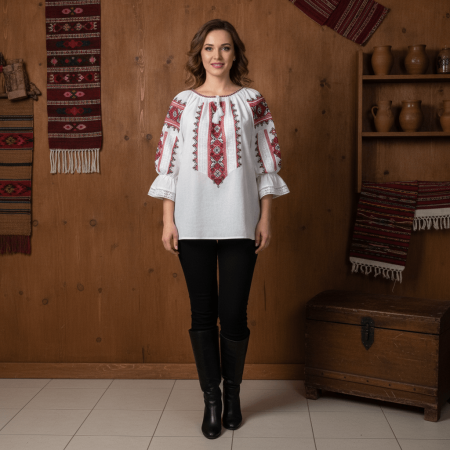 Maneca 3/4 - Ie Traditionala Iris 10