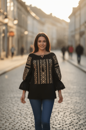 Ie Traditionala neagra Romanita 2 [1]